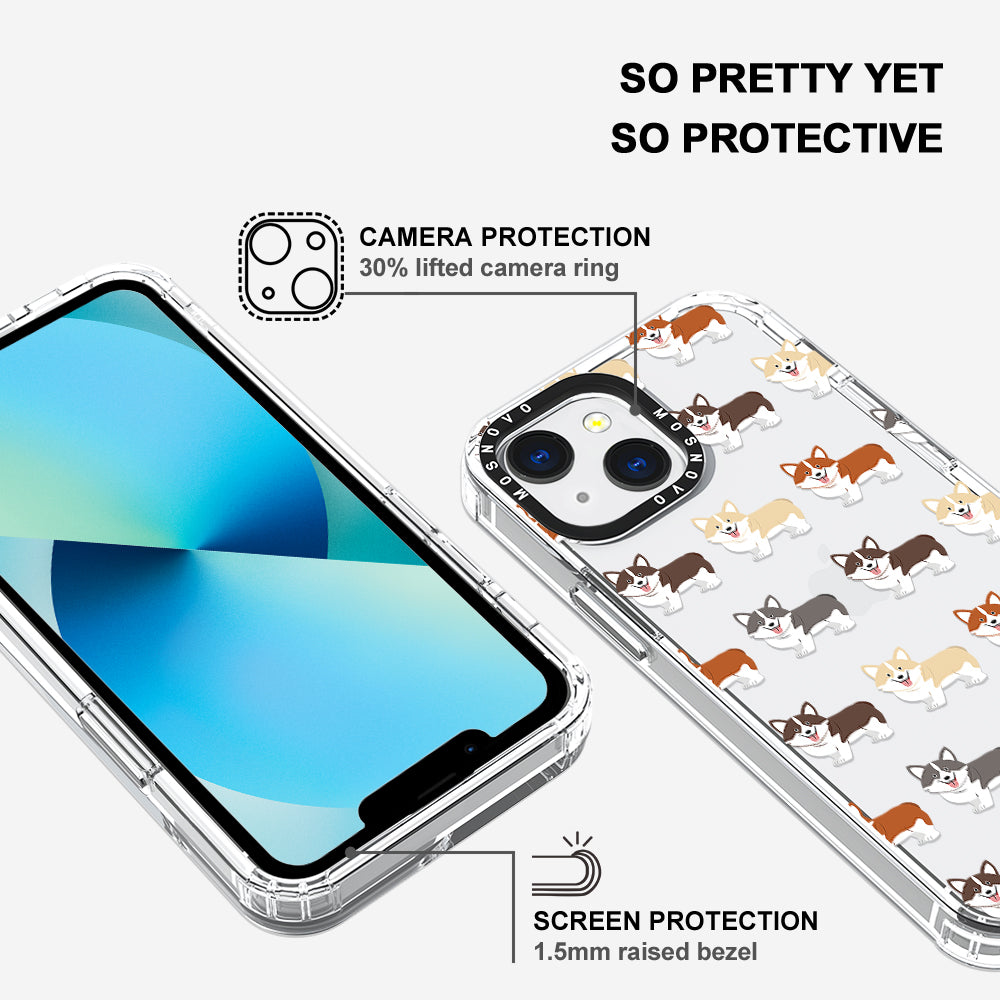 Cute Corgi Phone Case - iPhone 13 Case - MOSNOVO