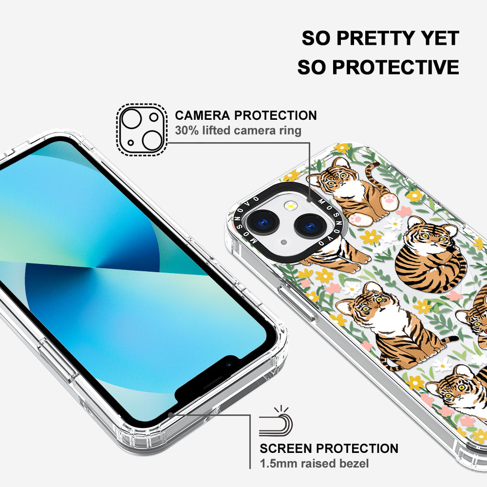 Cute Tiger Phone Case - iPhone 13 Case - MOSNOVO