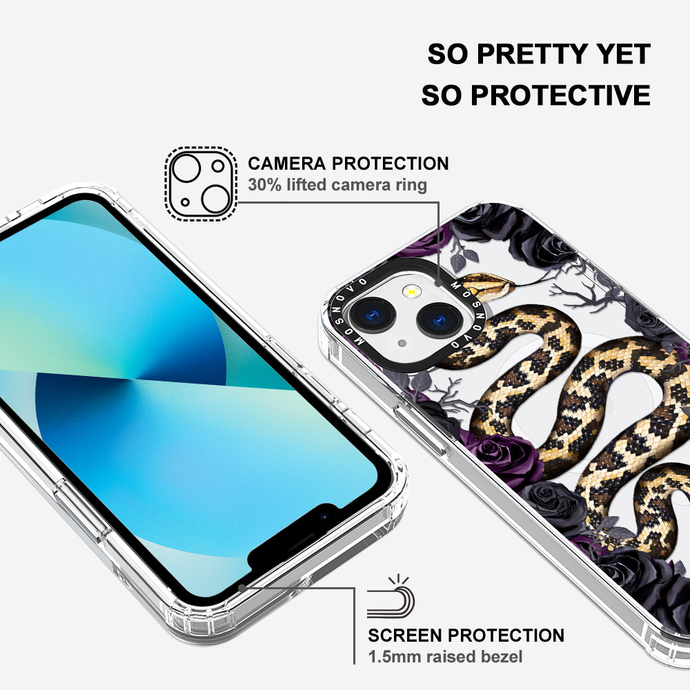 Secret Snake Garden Phone Case - iPhone 13 Case - MOSNOVO