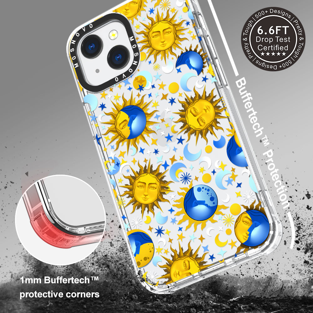 Sun and Moon Phone Case - iPhone 13 Case - MOSNOVO