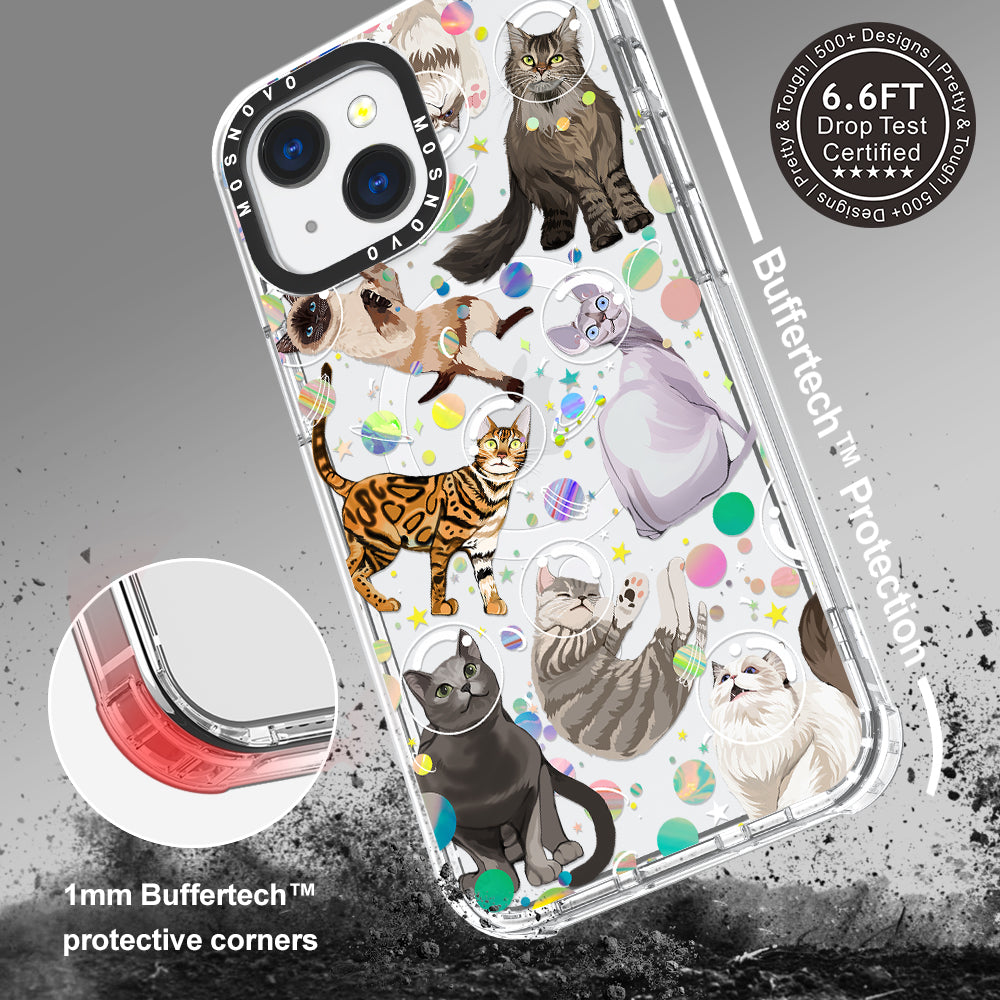 Space Cat Phone Case - iPhone 13 Case - MOSNOVO