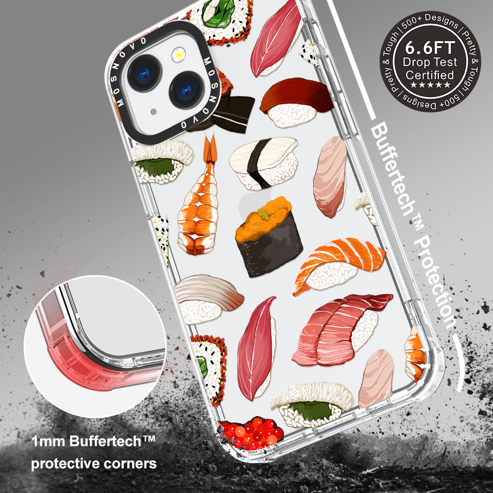 Mixed Sushi Phone Case - iPhone 13 Case - MOSNOVO