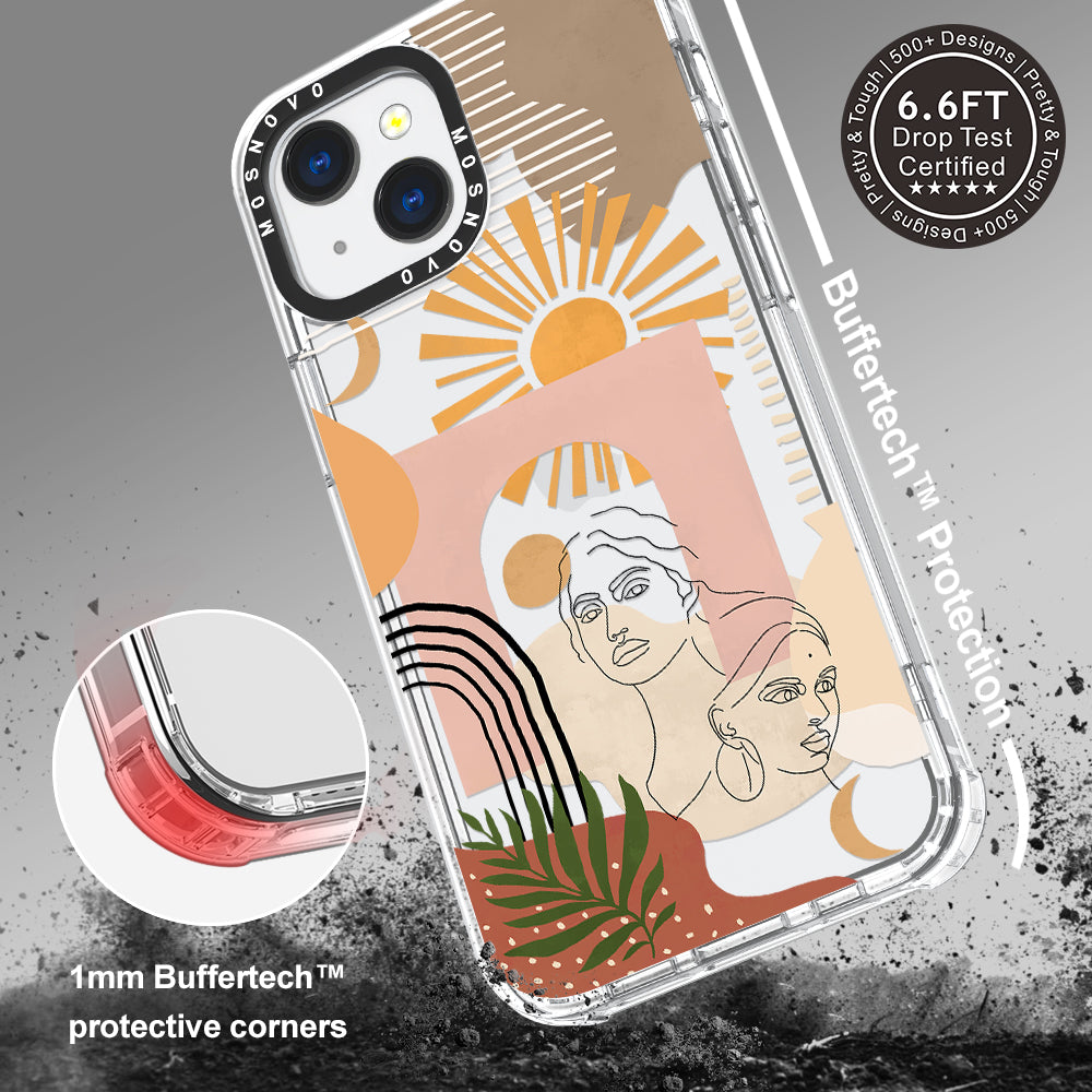 Modern Collage Art Phone Case - iPhone 13 Case - MOSNOVO