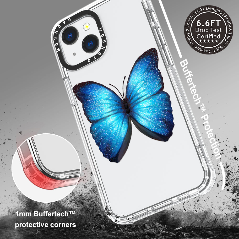 Shimmering Butterfly Phone Case - iPhone 13 Case - MOSNOVO