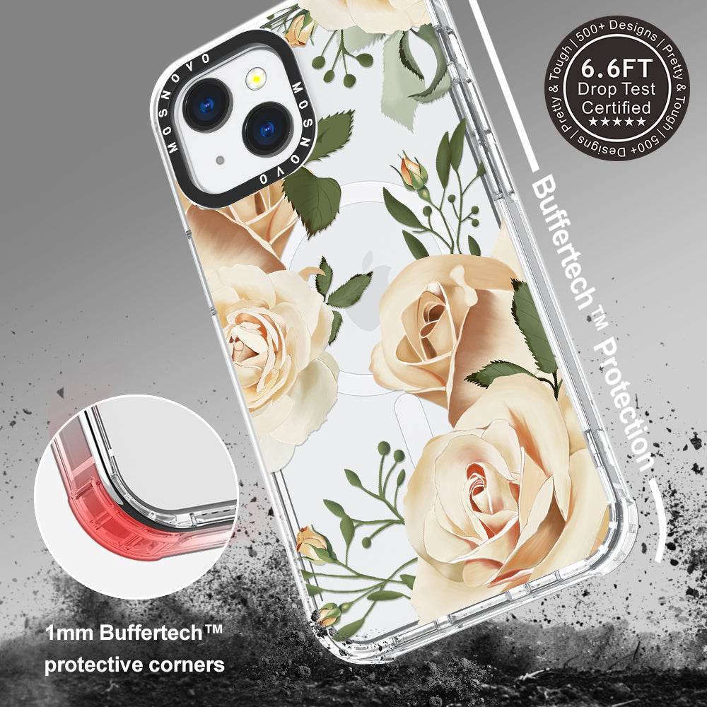 Champagne Roses Phone Case - iPhone 13 Case - MOSNOVO