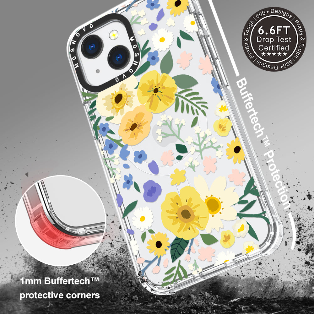 Spring Wild Floral Phone Case - iPhone 13 Case - MOSNOVO