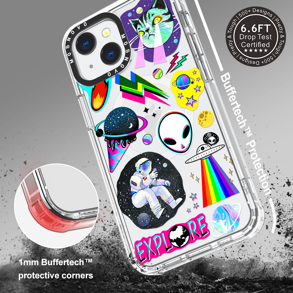 Sci-Fi Stickers Phone Case - iPhone 13 Case - MOSNOVO