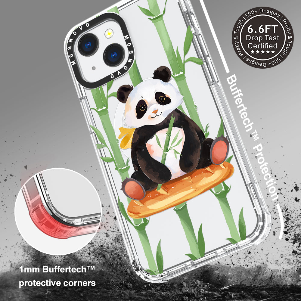 Bamboo Panda Phone Case - iPhone 13 Case - MOSNOVO