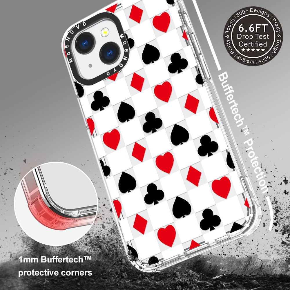 Checker Poker Phone Case - iPhone 13 Case - MOSNOVO