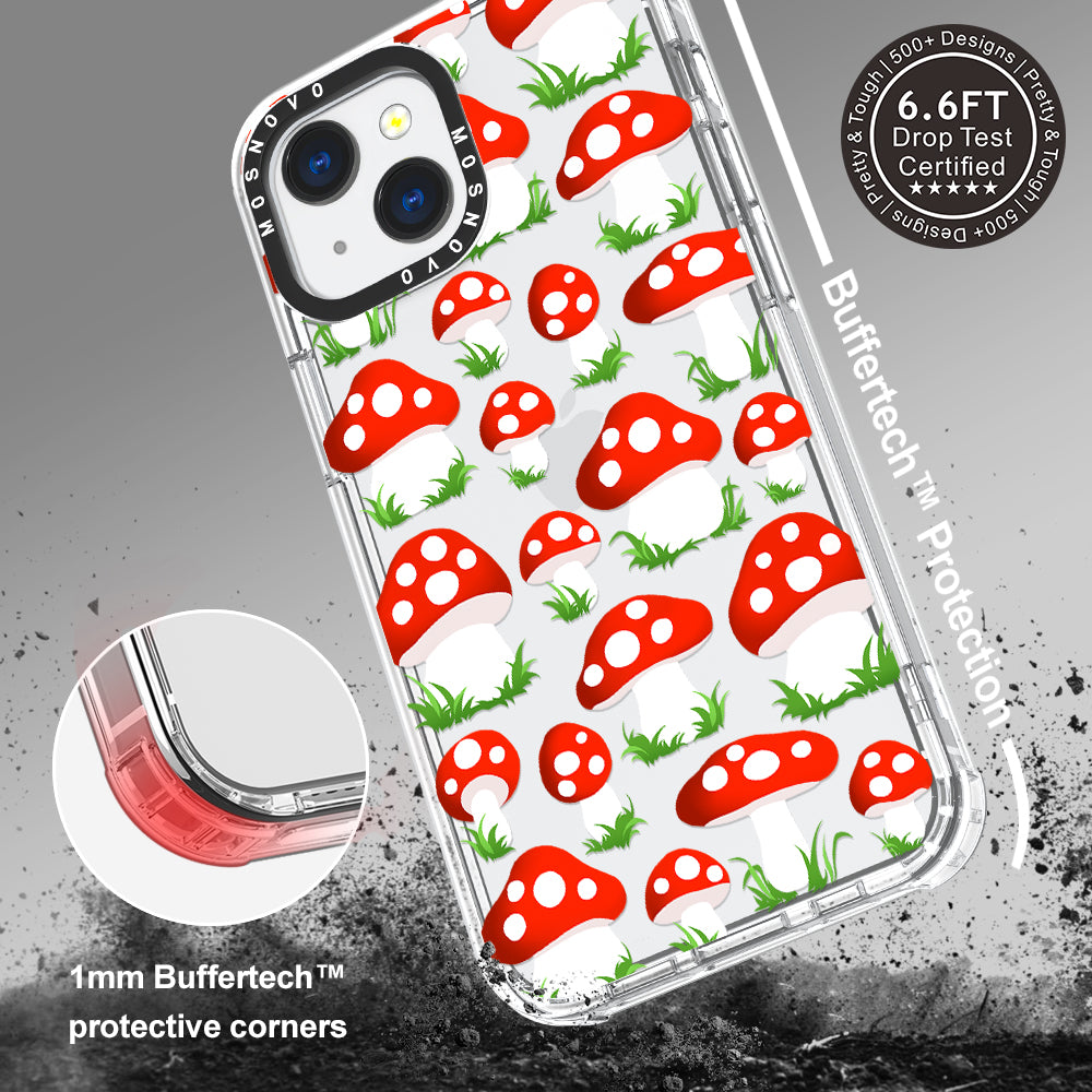 Cute Mushroom Phone Case - iPhone 13 Case - MOSNOVO