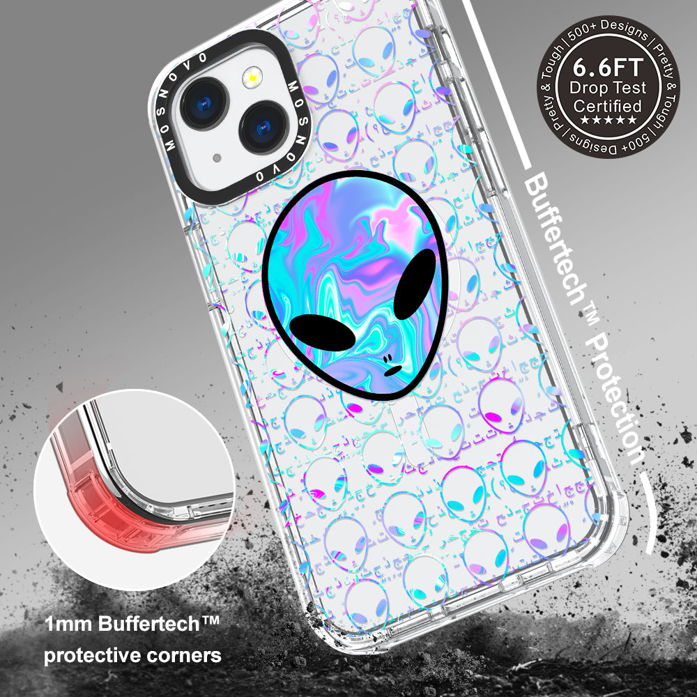 Space Alien Phone Case - iPhone 13 Case - MOSNOVO