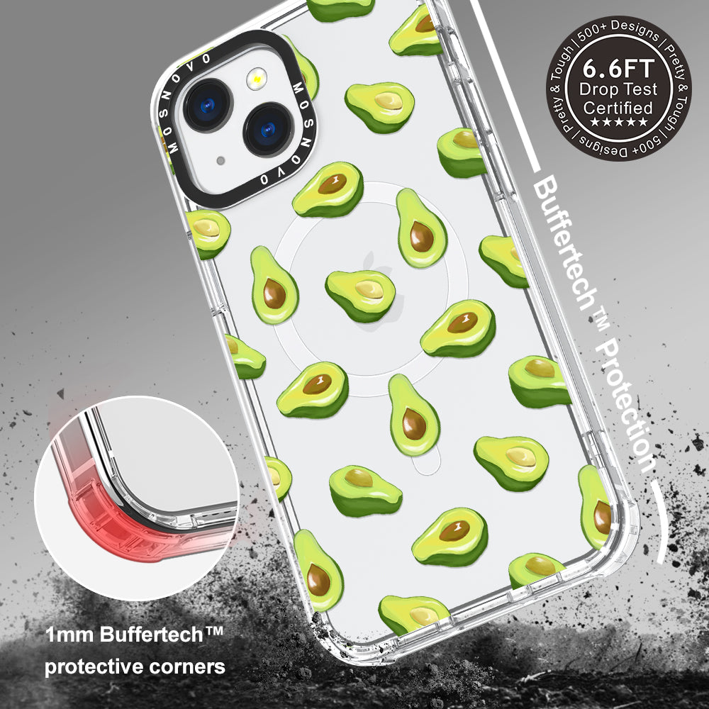 Fleshy Avocado Phone Case - iPhone 13 Case - MOSNOVO