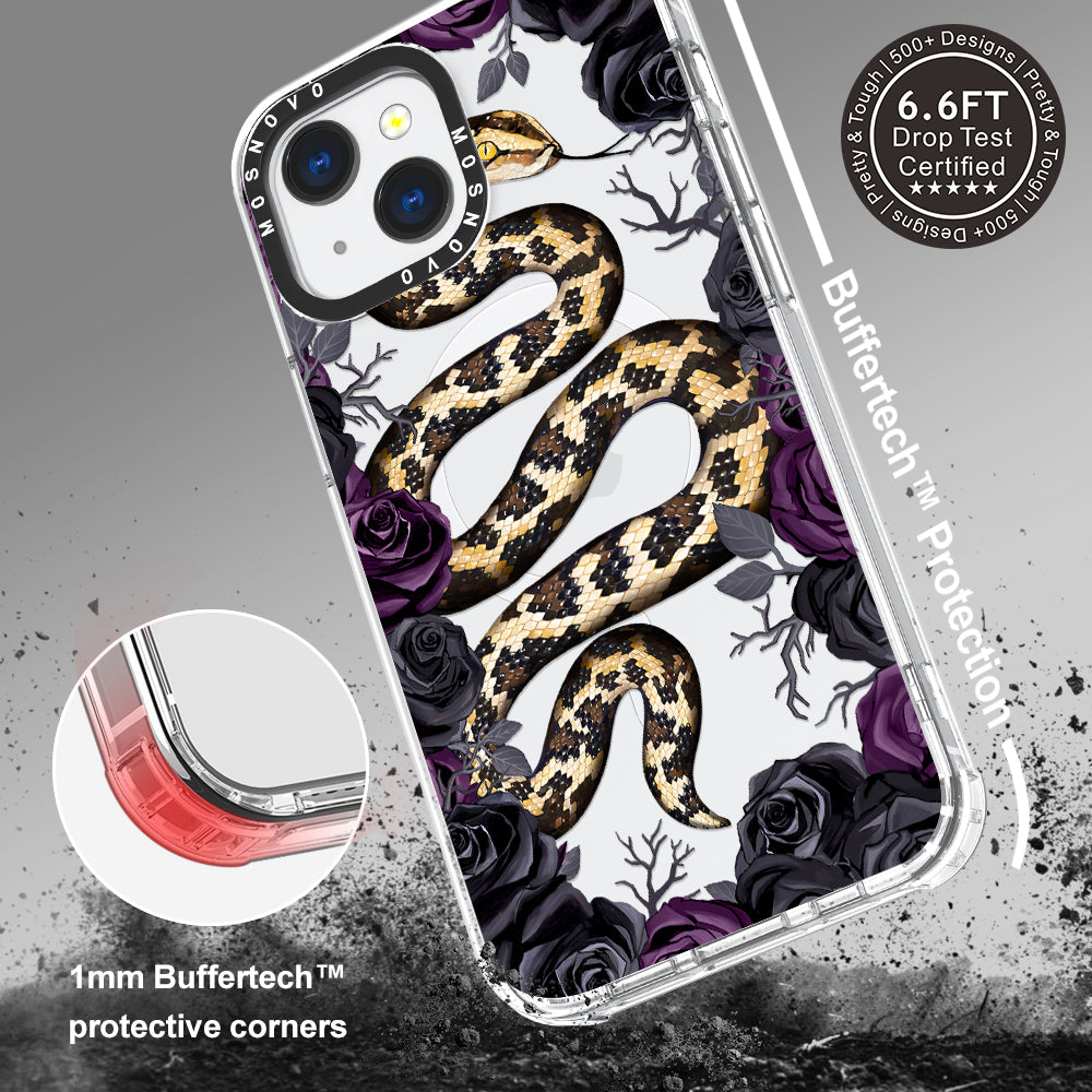 Secret Snake Garden Phone Case - iPhone 13 Case - MOSNOVO