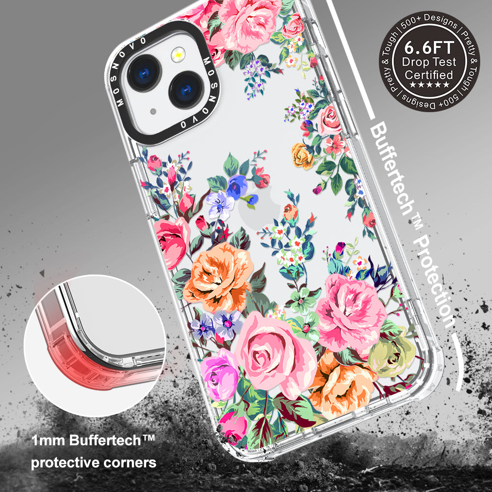 Flower Garden Phone Case - iPhone 13 Case - MOSNOVO