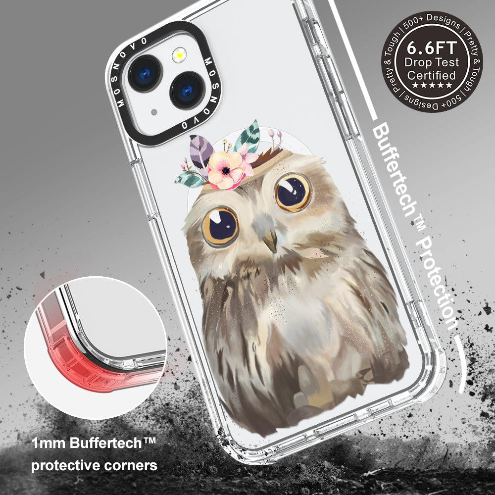 Cute Owl Phone Case - iPhone 13 Case - MOSNOVO