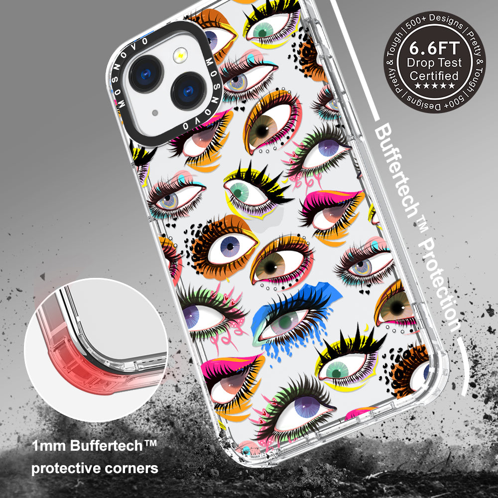 Eyes Phone Case - iPhone 13 Case - MOSNOVO