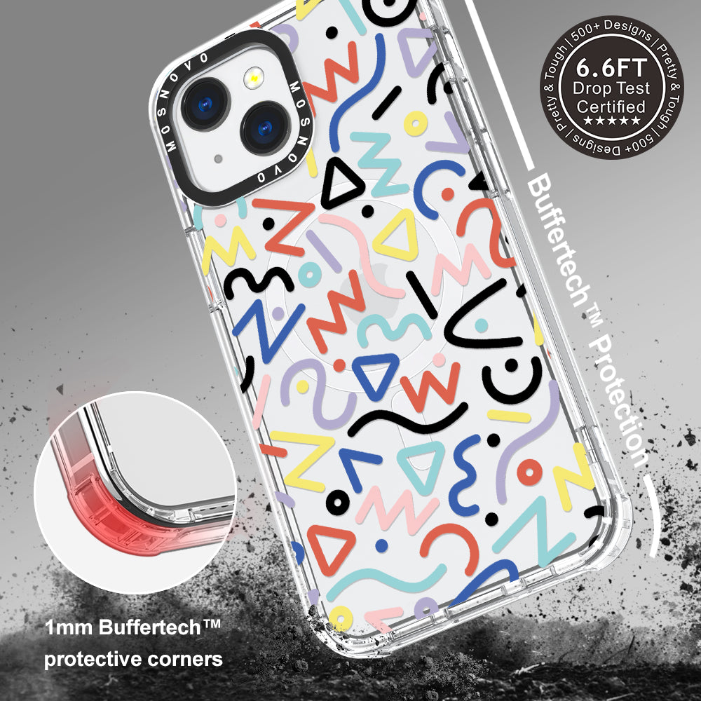 Doodle Art Phone Case - iPhone 13 Case - MOSNOVO