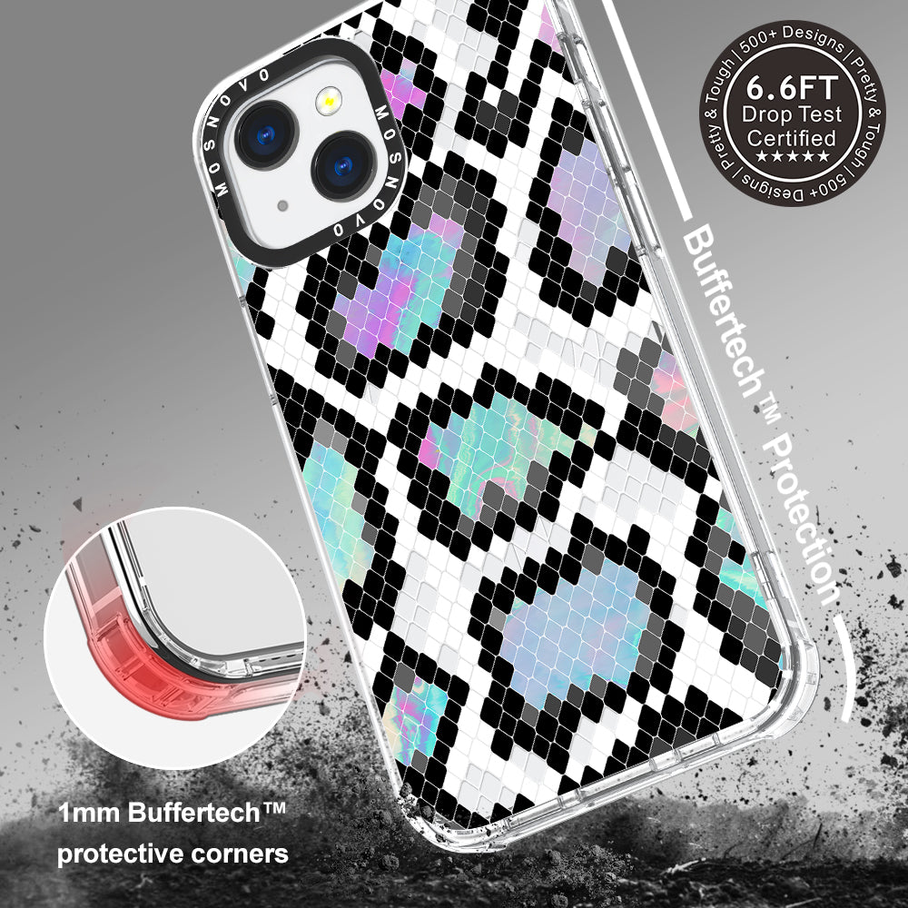 Aurora Snake Print Phone Case - iPhone 13 Case - MOSNOVO