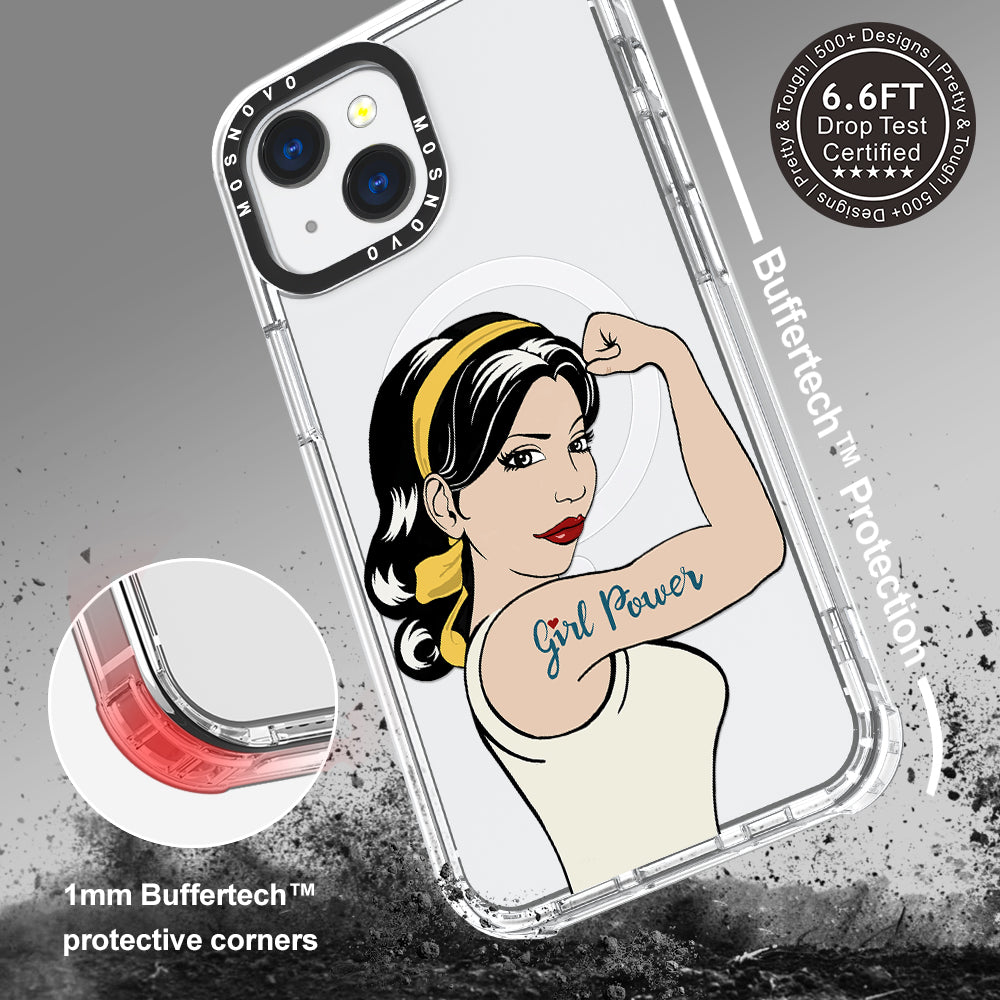 Girl Power Phone Case - iPhone 13 Case - MOSNOVO