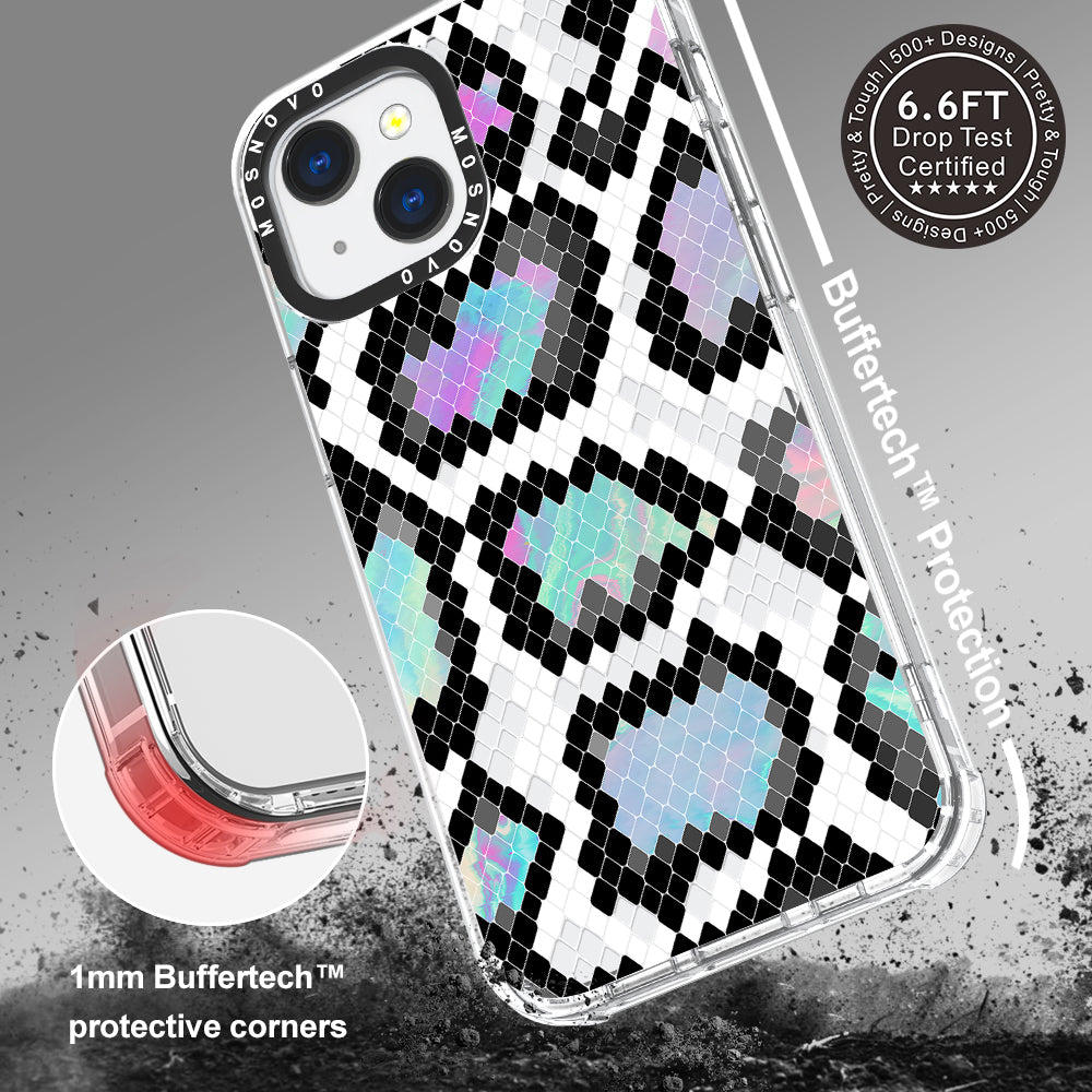 Aurora Snake Print Phone Case - iPhone 13 Case - MOSNOVO