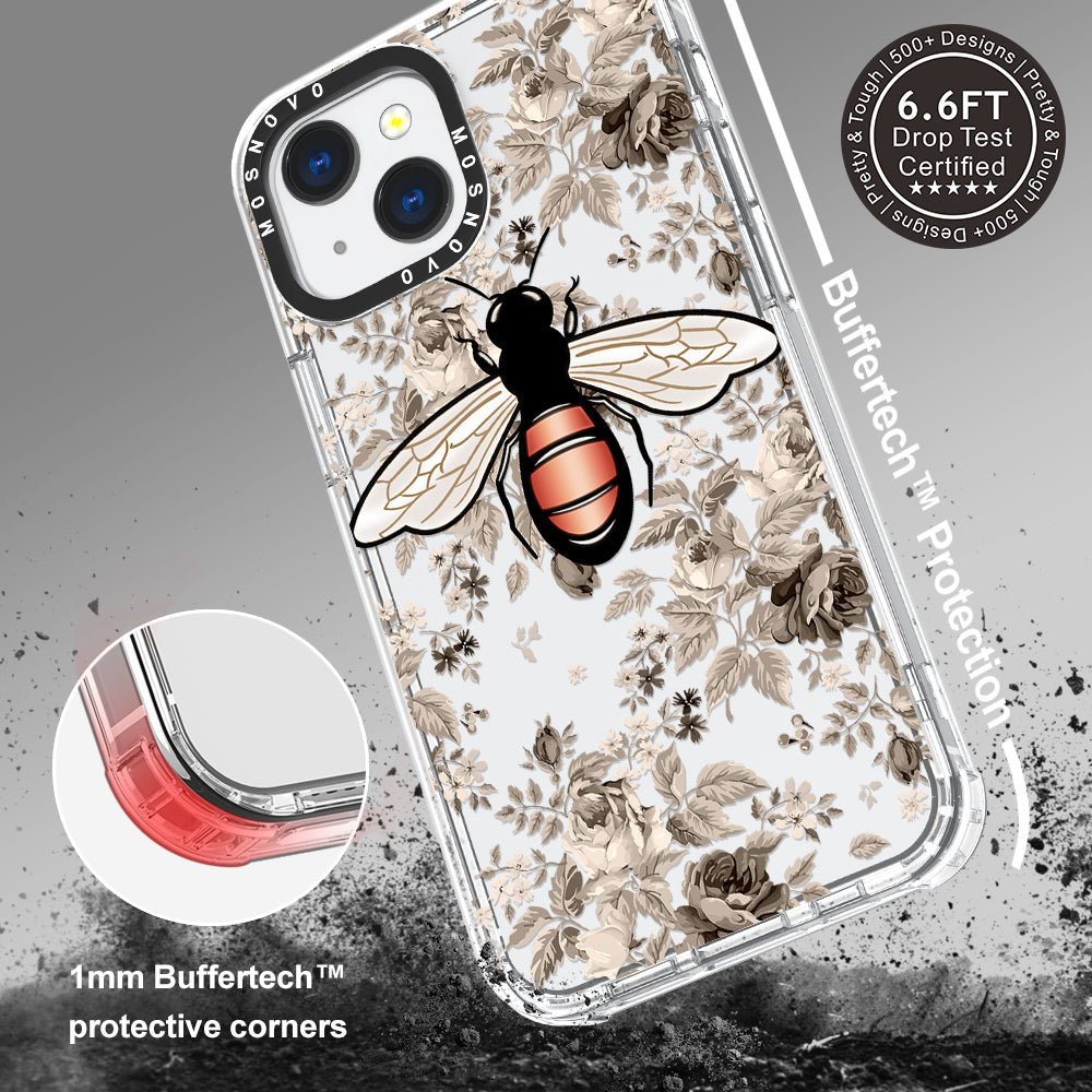 Vintage Bee Phone Case - iPhone 13 Case - MOSNOVO