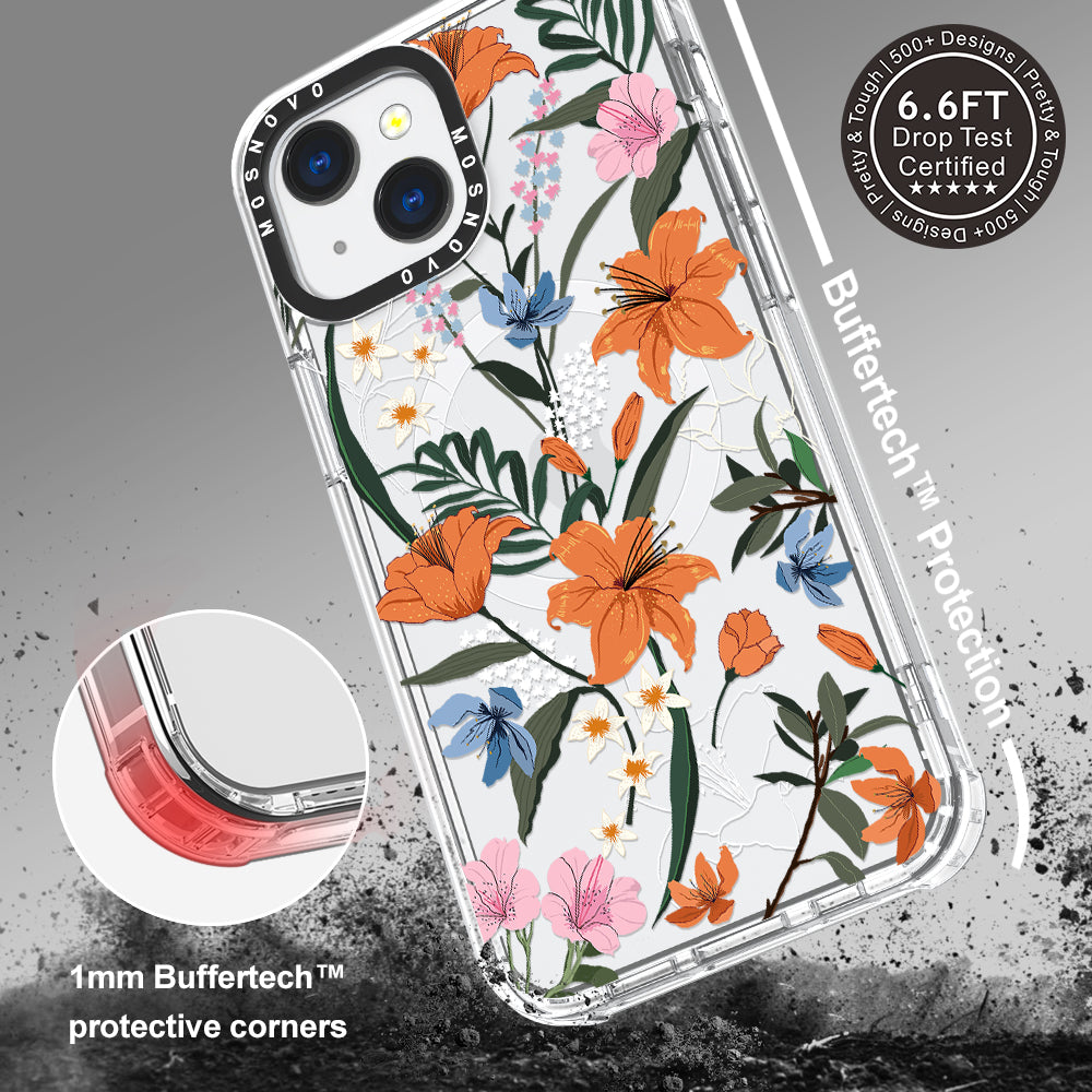 Lily Garden Phone Case - iPhone 13 Case - MOSNOVO