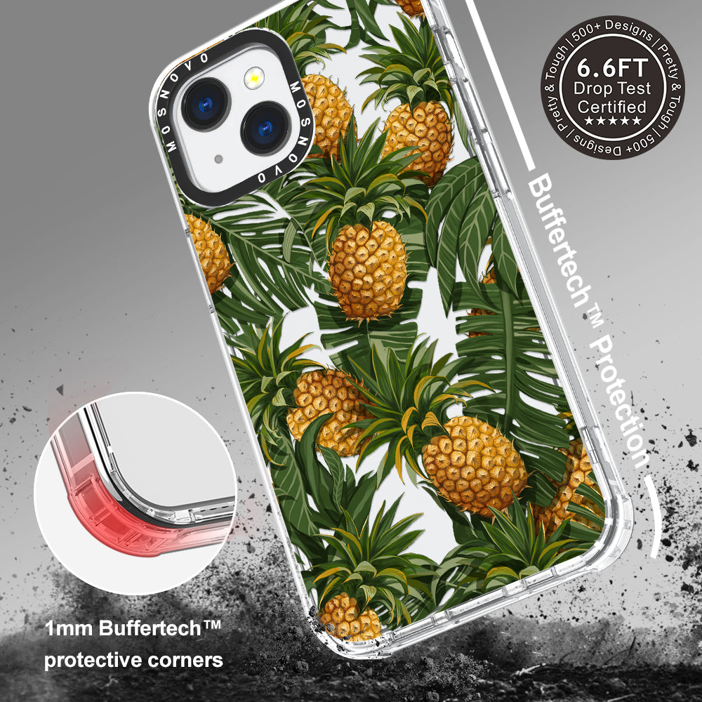 Pineapple Botany Phone Case - iPhone 13 Case - MOSNOVO