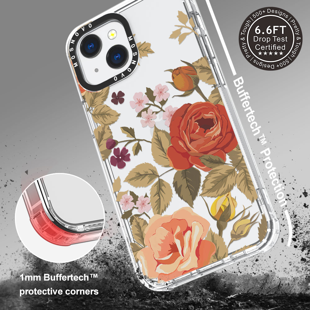 Vintage Roses Phone Case - iPhone 13 Case - MOSNOVO