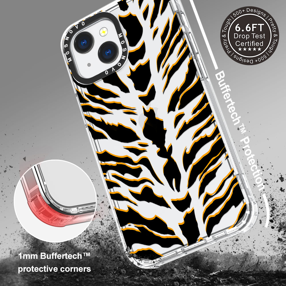 Tiger Print Phone Case - iPhone 13 Case - MOSNOVO