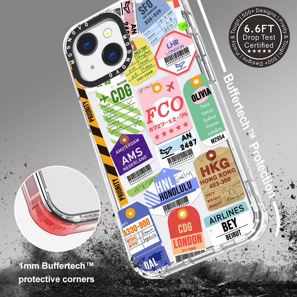 Ticket Label Phone Case - iPhone 13 Case - MOSNOVO