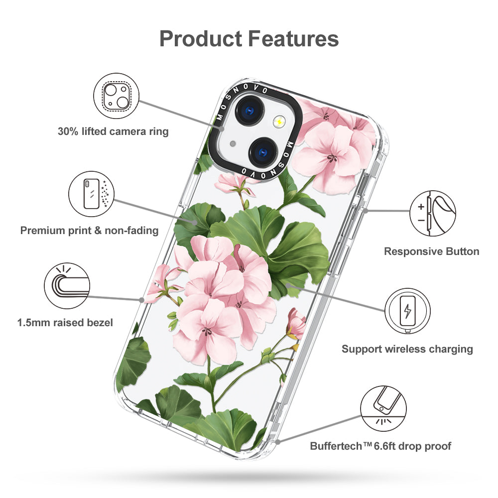 Geranium Phone Case - iPhone 13 Case - MOSNOVO