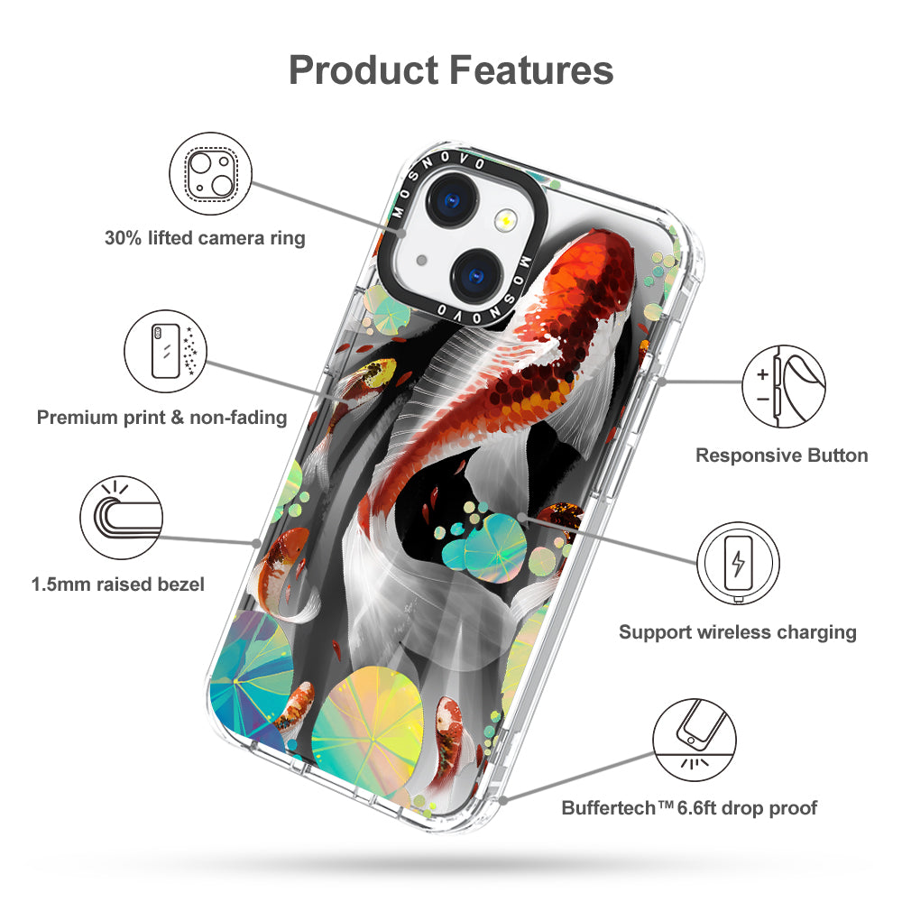 Koi Art Phone Case - iPhone 13 Case - MOSNOVO