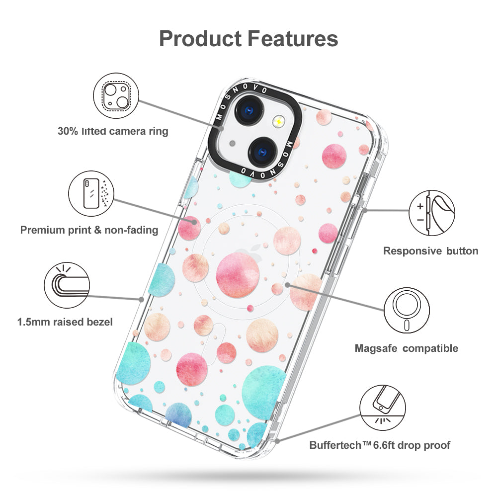 Colorful Bubbles Phone Case - iPhone 13 Case - MOSNOVO