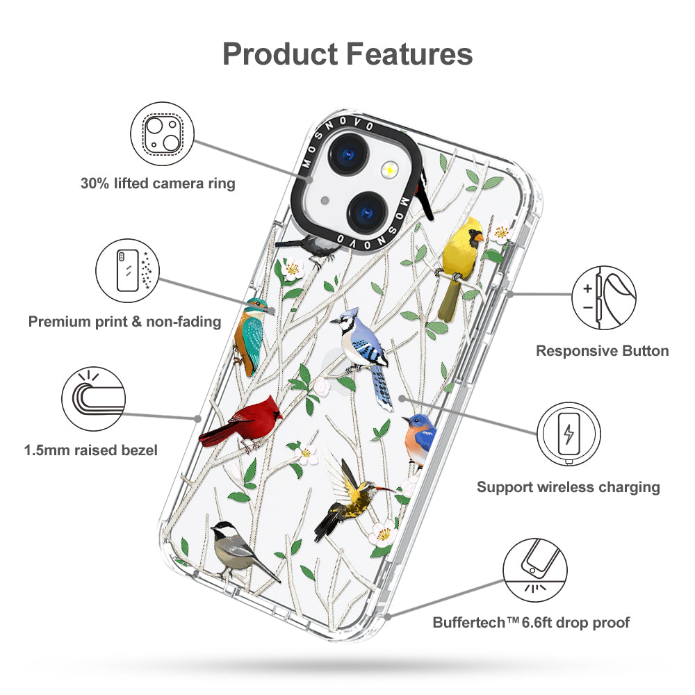 Wild Bird Phone Case - iPhone 13 Case - MOSNOVO