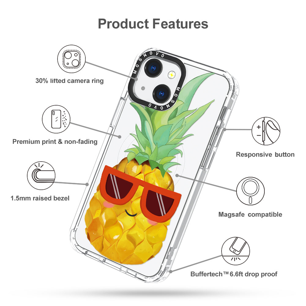 Cool Pineapple Phone Case - iPhone 13 Case - MOSNOVO