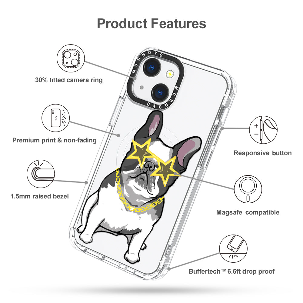 Cool French Bulldog Phone Case - iPhone 13 Case - MOSNOVO