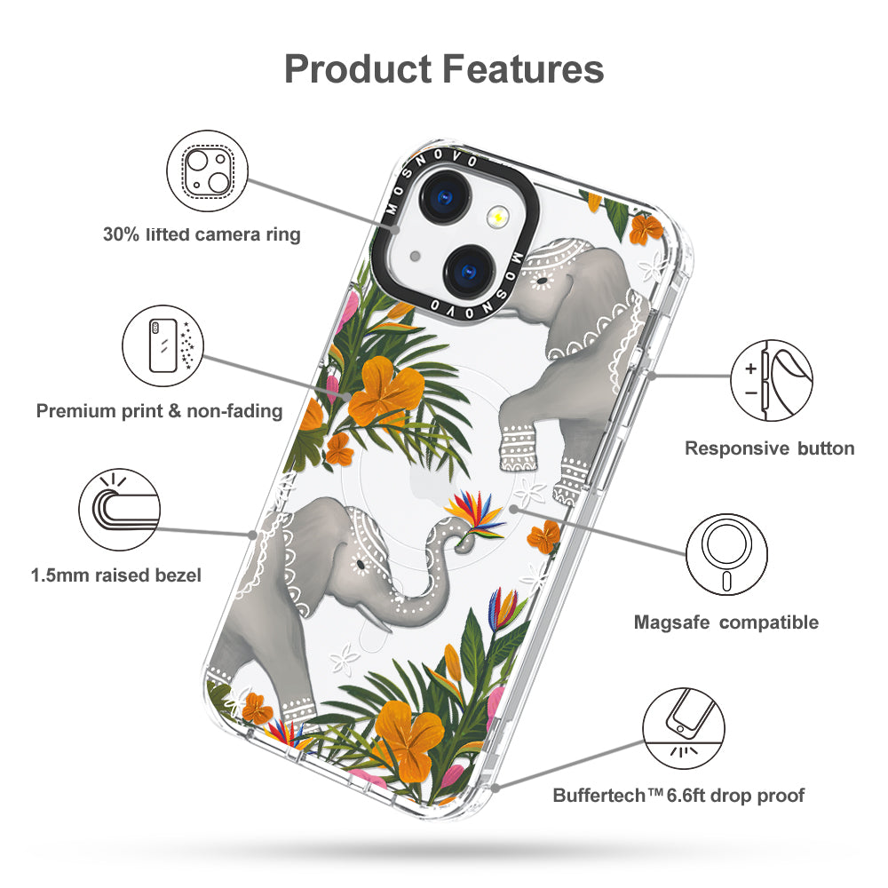 Elephant Phone Case - iPhone 13 Case - MOSNOVO