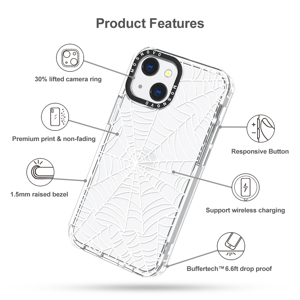 Spider Web Phone Case - iPhone 13 Case - MOSNOVO