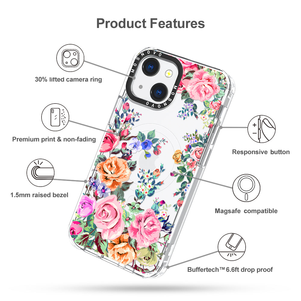 Flower Garden Phone Case - iPhone 13 Case - MOSNOVO