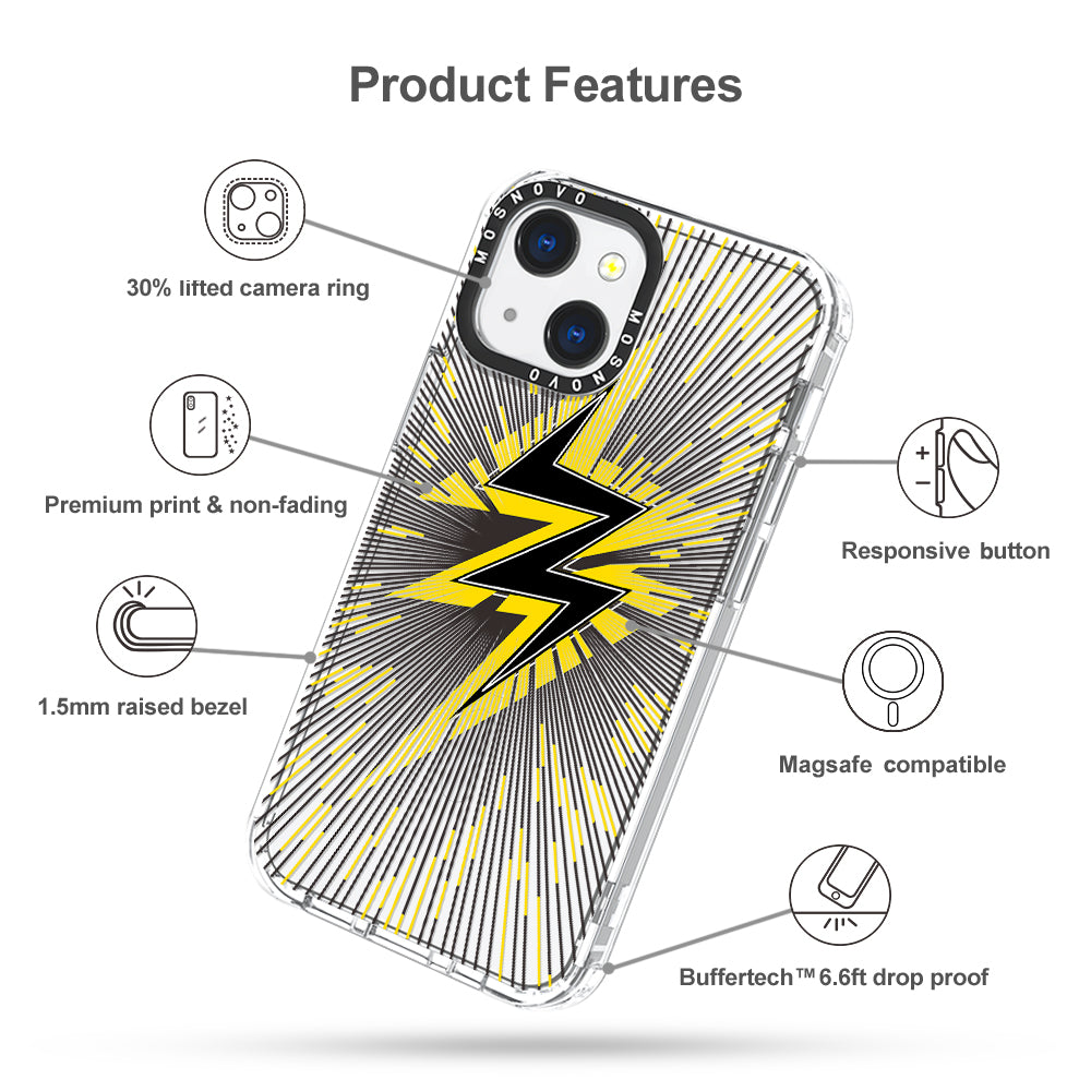 Lightning Bolt Phone Case - iPhone 13 Case - MOSNOVO