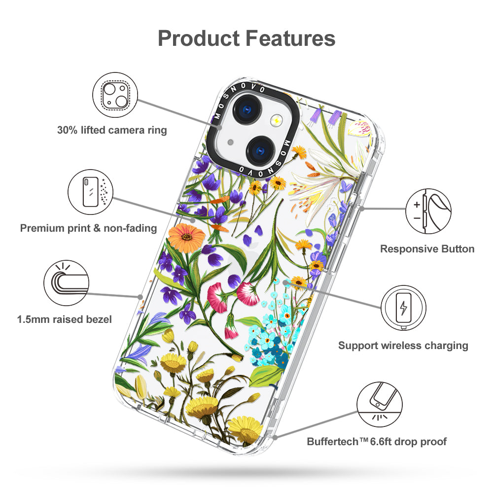 Summer Flower Holidays Phone Case - iPhone 13 Case - MOSNOVO