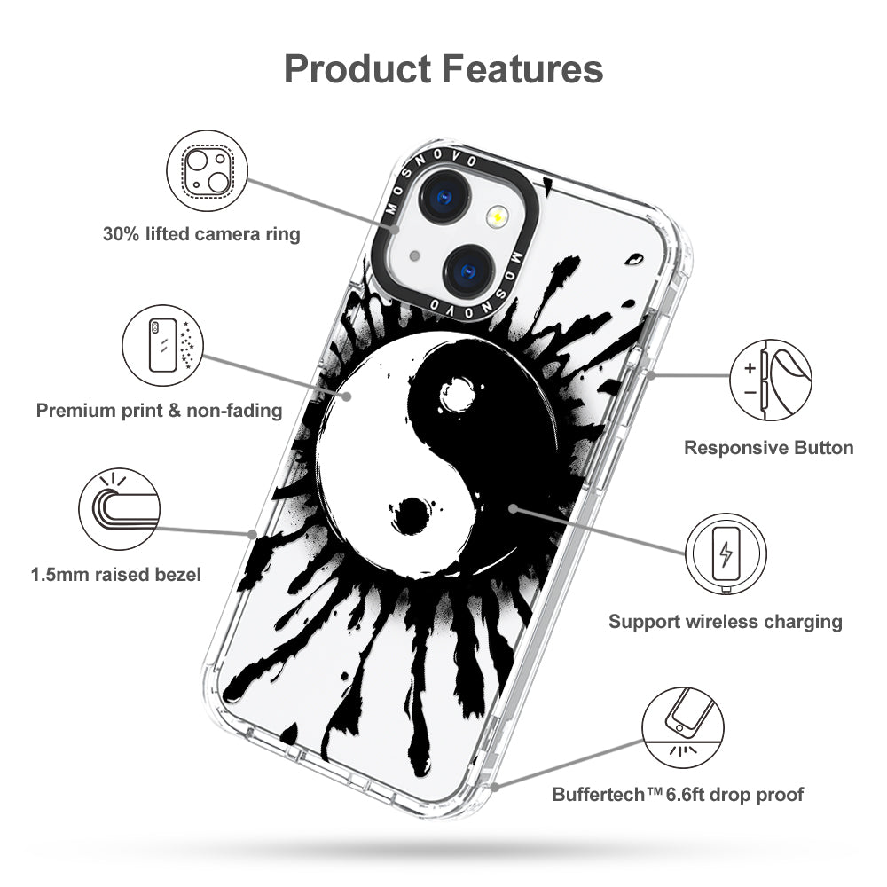 Ying Yang Phone Case - iPhone 13 Case - MOSNOVO