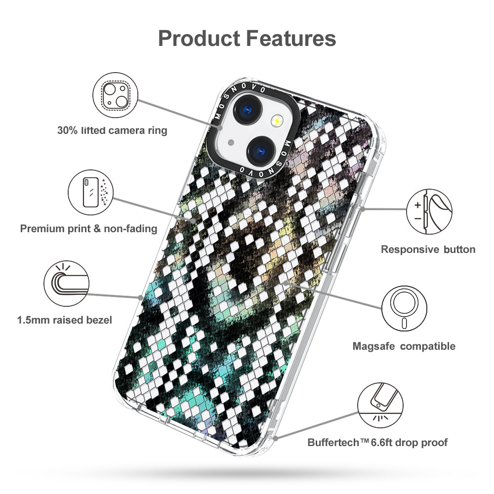 Jade Snake Phone Case - iPhone 13 Case - MOSNOVO