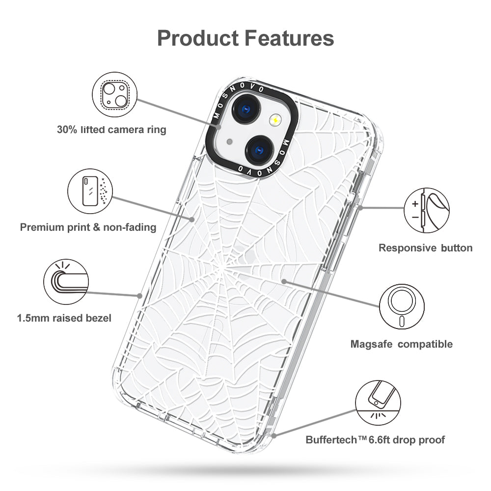 Spider Web Phone Case - iPhone 13 Case - MOSNOVO