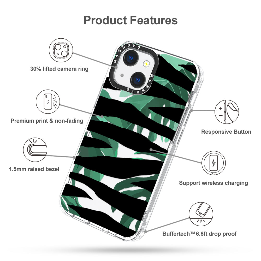 Wild Zebra Phone Case - iPhone 13 Case - MOSNOVO