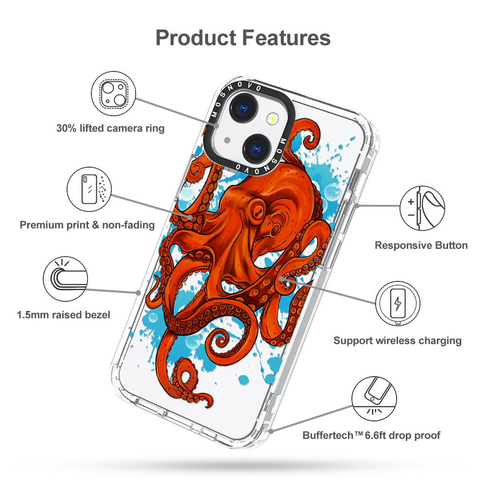 Octupus Phone Case - iPhone 13 Case - MOSNOVO