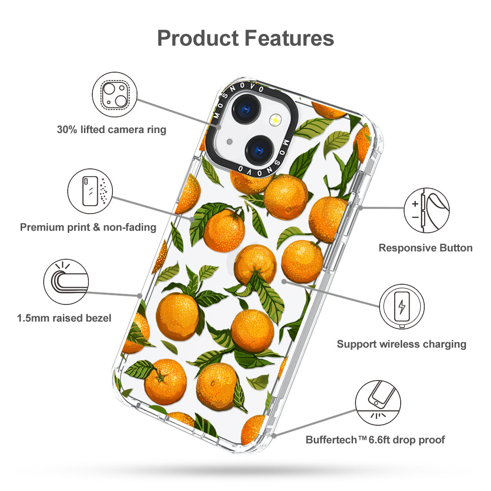 Tangerine Phone Case - iPhone 13 Case - MOSNOVO