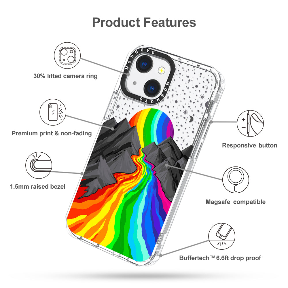 Rainbow Landscape Phone Case - iPhone 13 Case - MOSNOVO