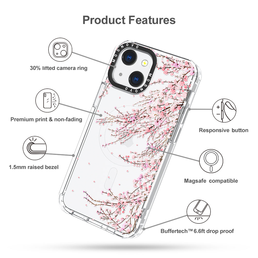 Cherry Blossom Phone Case - iPhone 13 Case - MOSNOVO