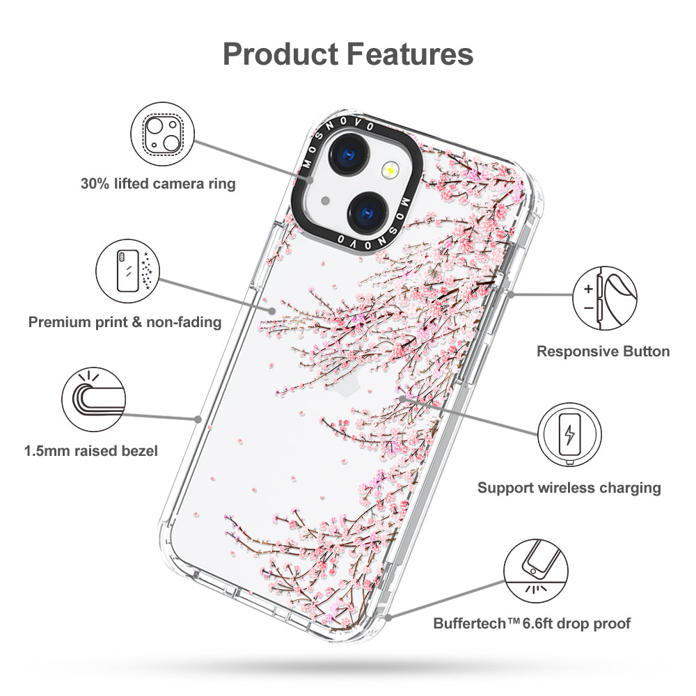 Cherry Blossom Phone Case - iPhone 13 Case - MOSNOVO